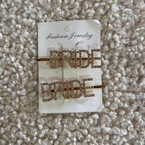 “Bride” Rhinestone Hair pins